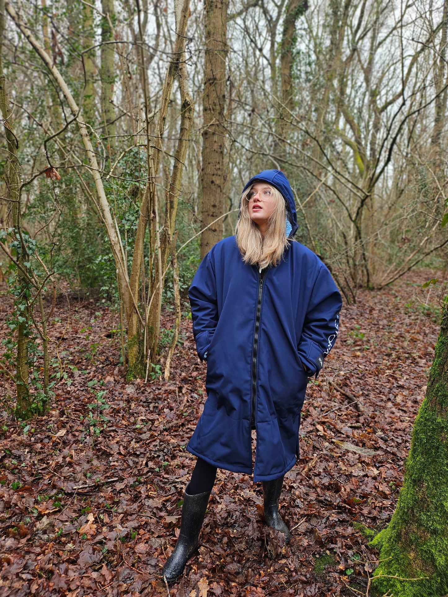 Navy Storm Robe