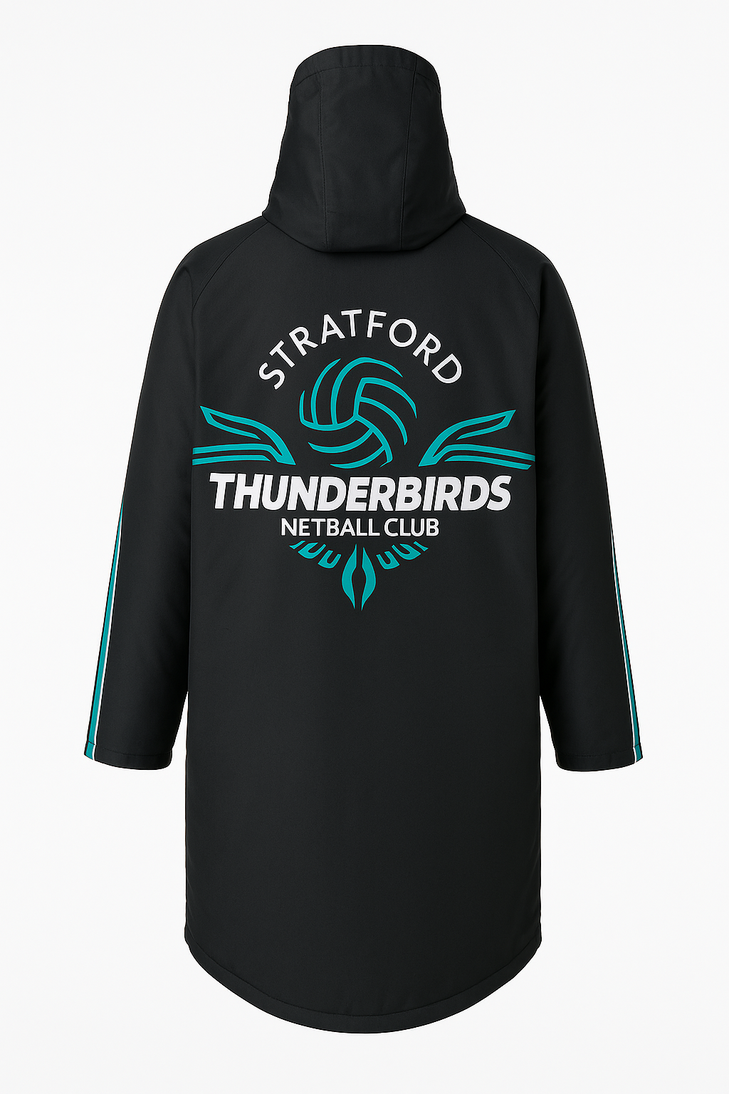 Stratford Thunderbird's Netball Clubs Storm robe
