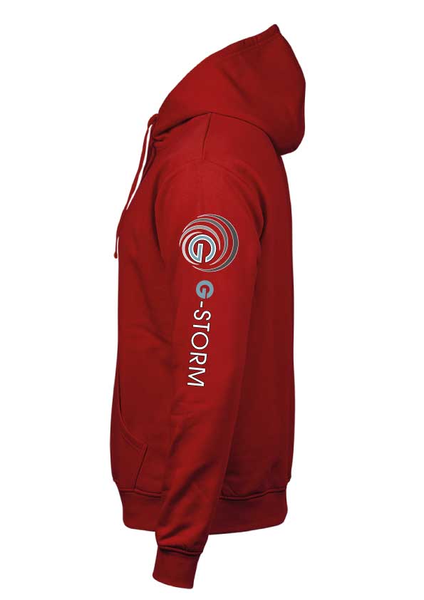 Red G-Storm Power Organic Hoodie