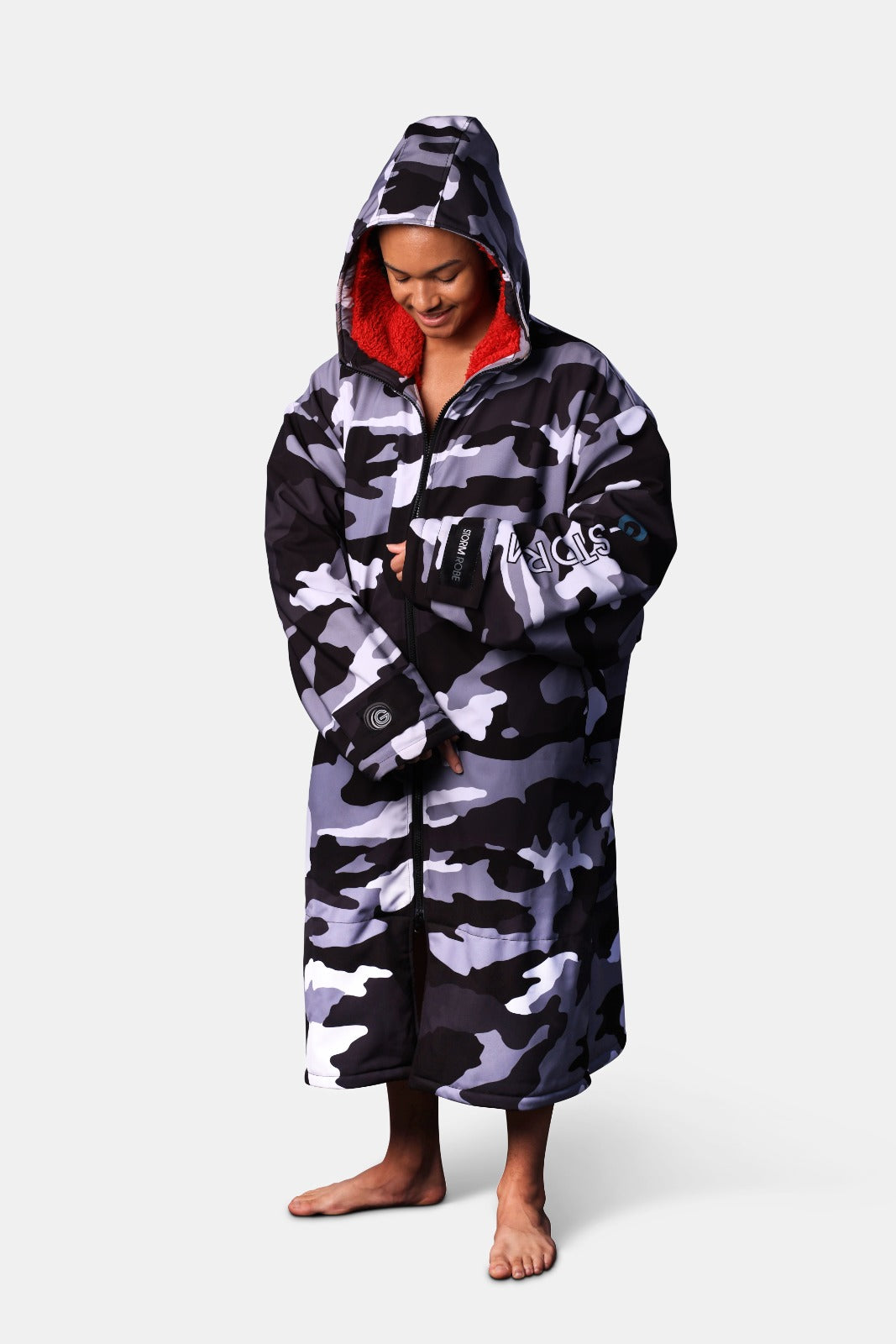 Camoflauge Grey Storm Robe