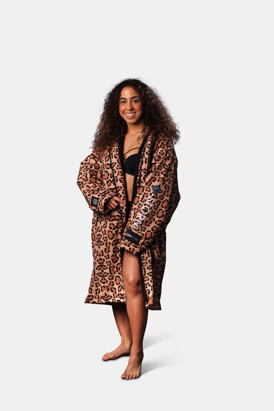 Leopard Print Storm Robe: