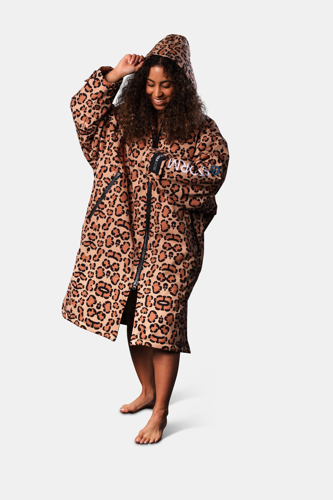 Leopard Print Storm Robe: