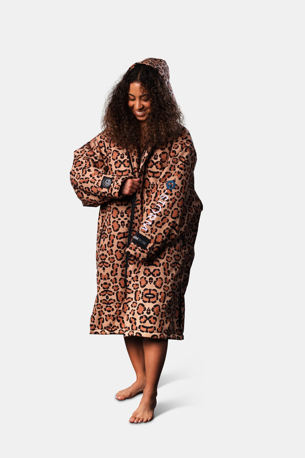 Leopard Print Storm Robe: