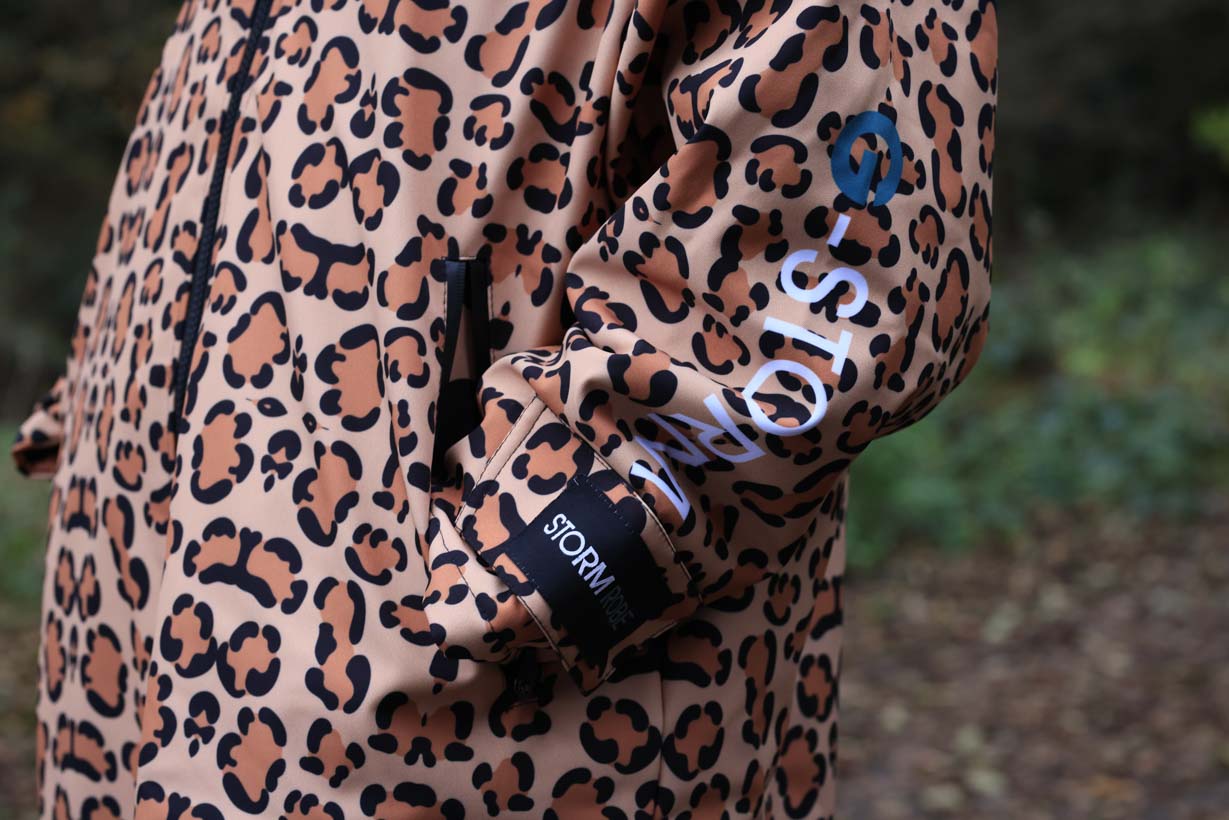 Leopard Print Storm Robe: