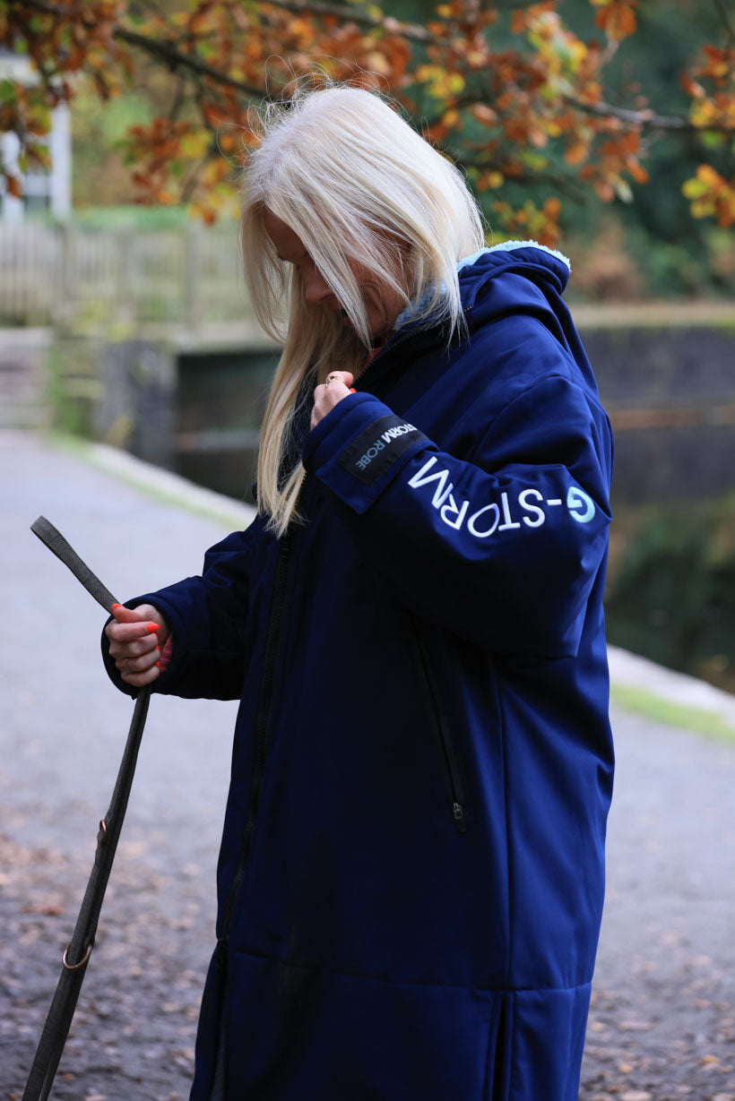 Navy Storm Robe