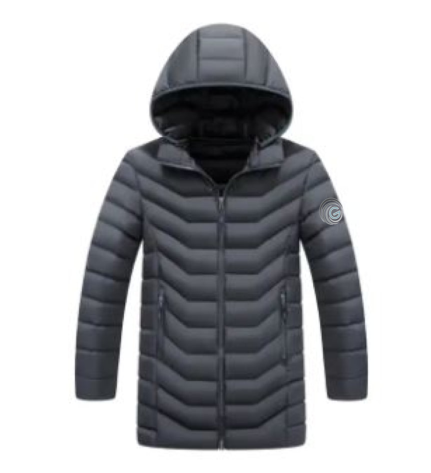 Product image for Charcoal Slim fit Adult Long Coat