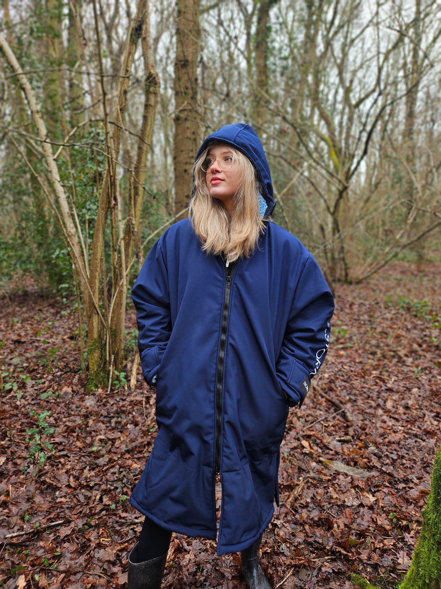 Navy Storm Robe
