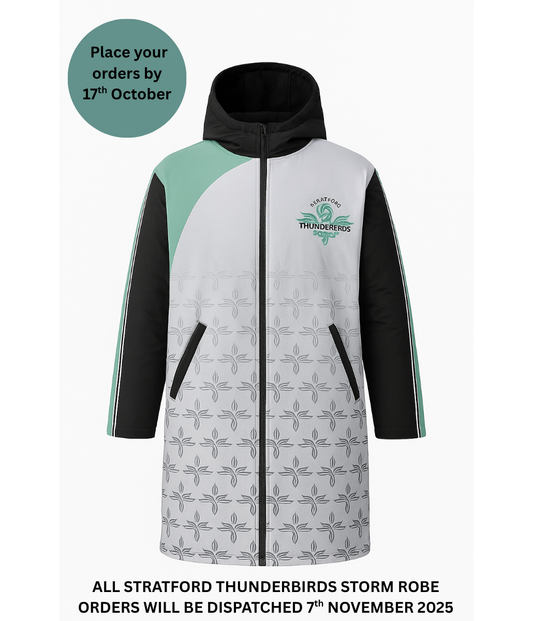 Stratford Thunderbird's Netball Clubs Storm robe