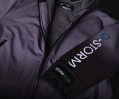 Black & Grey Ombre Storm Robe