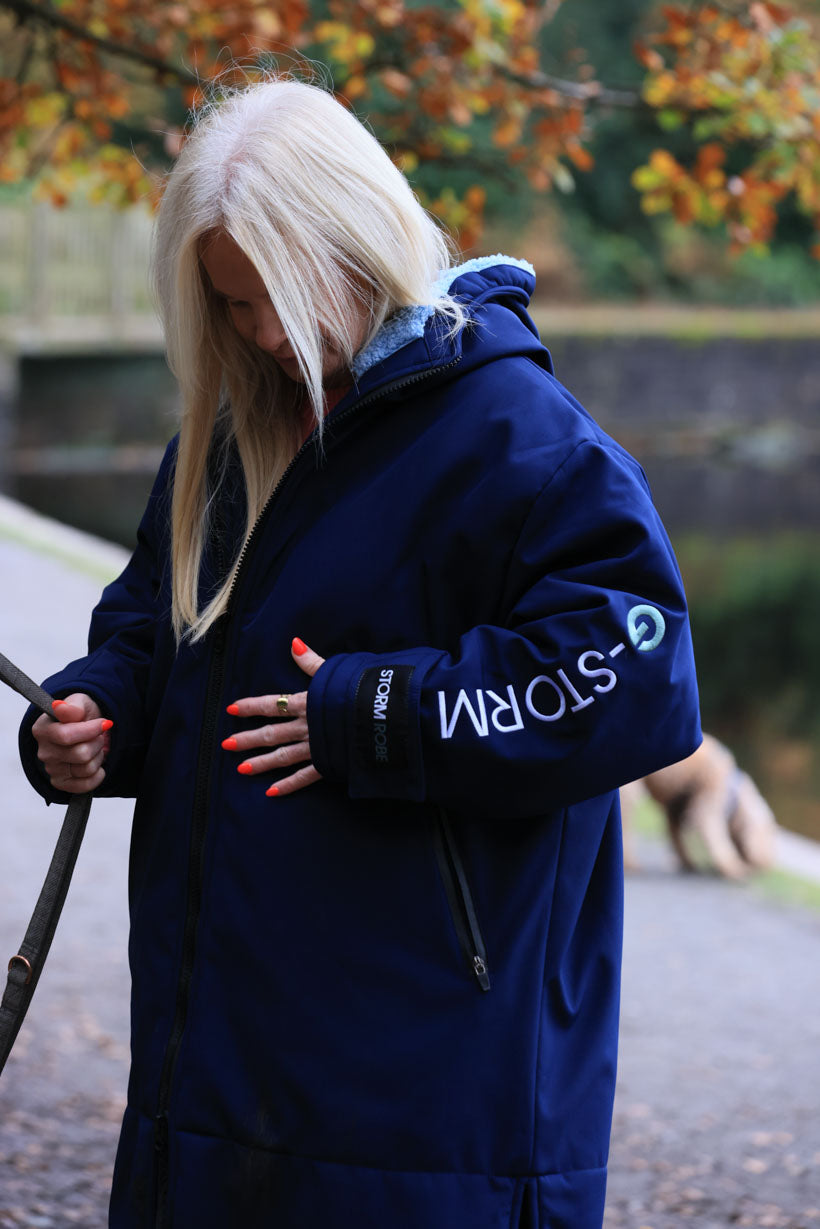Navy Storm Robe