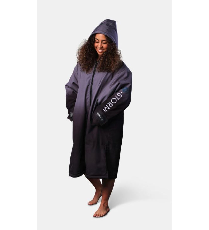 Product image for Black & Grey Ombre Storm Robe