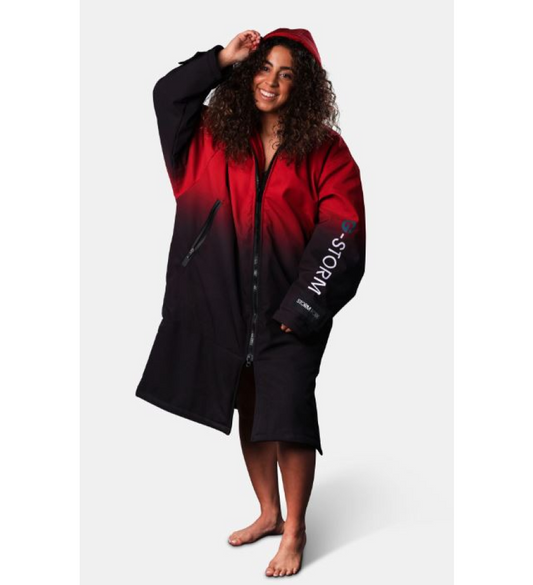 Product image for Black & Red Ombre Storm Robe