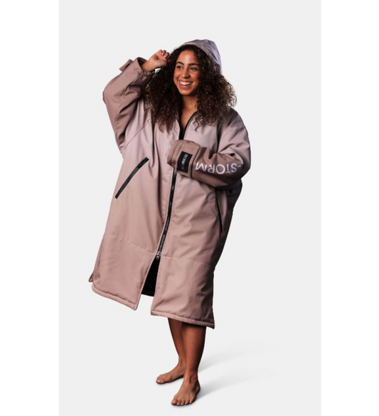 Product image for Khaki & Cream Ombre Storm Robe